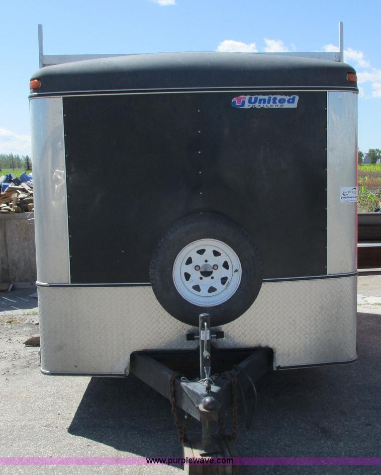 image for item K6512 2005 United Trailers enclosed cargo trailer