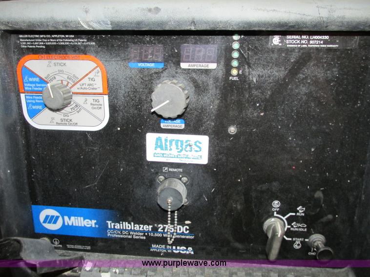image for item K6526 Miller Trailblazer 275 DC welder