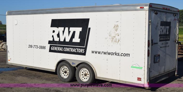 image for item L2517 2006 Pace SL820TA2 enclosed cargo trailer