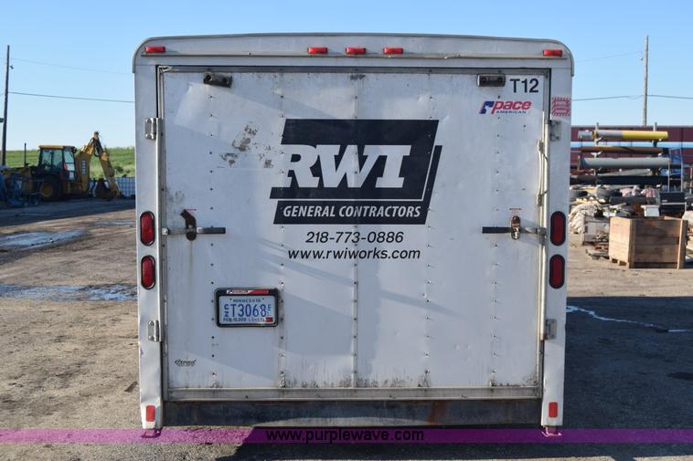 image for item L2517 2006 Pace SL820TA2 enclosed cargo trailer