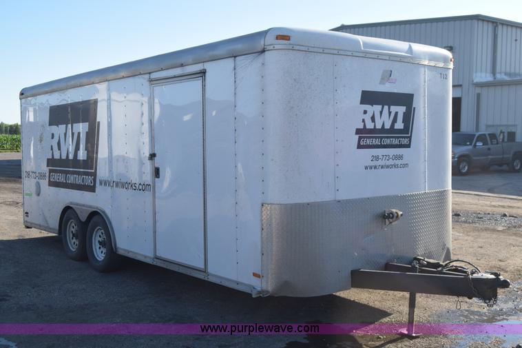 image for item L2517 2006 Pace SL820TA2 enclosed cargo trailer