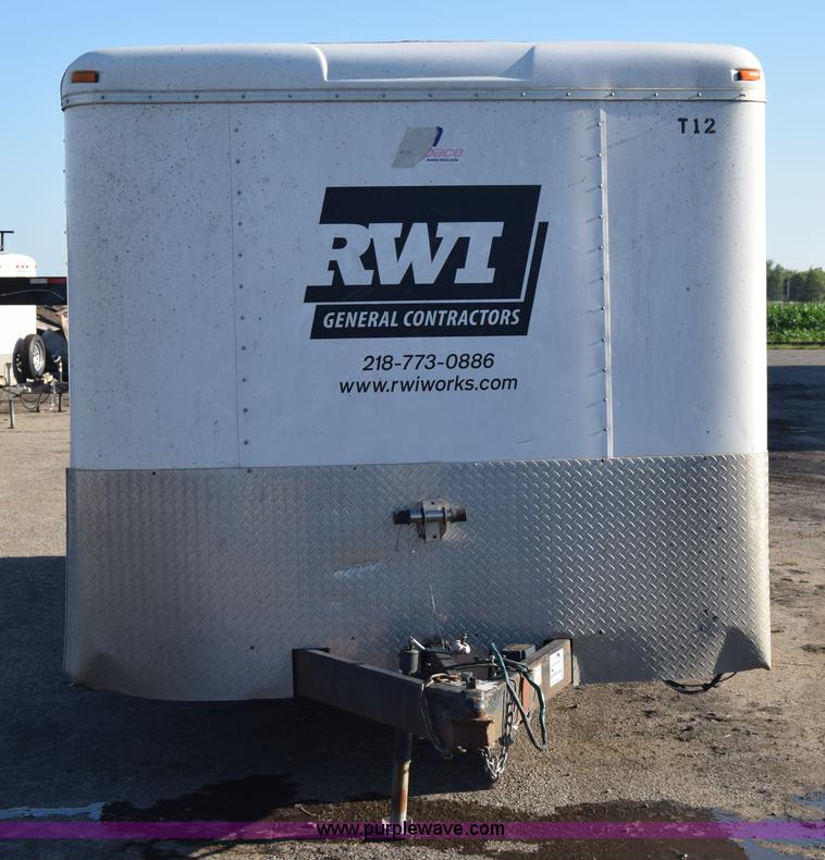 image for item L2517 2006 Pace SL820TA2 enclosed cargo trailer