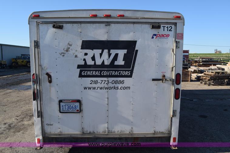 image for item L2517 2006 Pace SL820TA2 enclosed cargo trailer