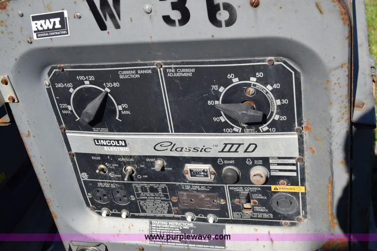 image for item L2524 Lincoln Classic IIID arc welder