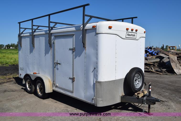 image for item L2527 2000 Haulmark K716BT-WT enclosed cargo trailer