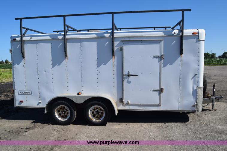 image for item L2527 2000 Haulmark K716BT-WT enclosed cargo trailer
