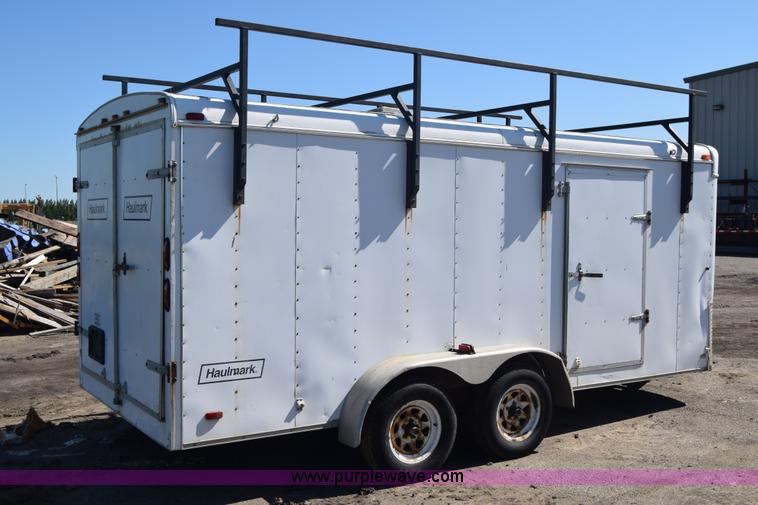 image for item L2527 2000 Haulmark K716BT-WT enclosed cargo trailer