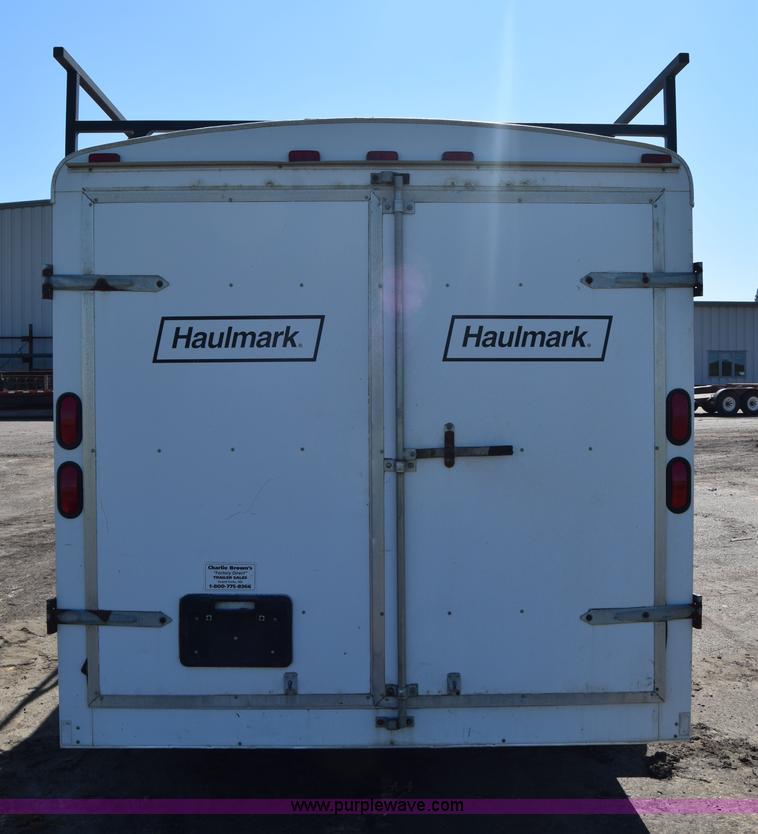 image for item L2527 2000 Haulmark K716BT-WT enclosed cargo trailer
