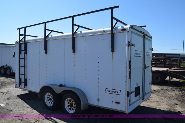 image for item L2527 2000 Haulmark K716BT-WT enclosed cargo trailer
