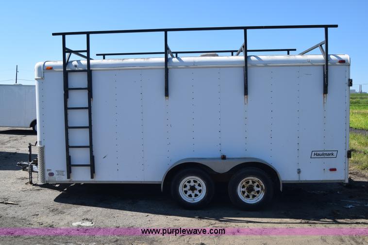 image for item L2527 2000 Haulmark K716BT-WT enclosed cargo trailer