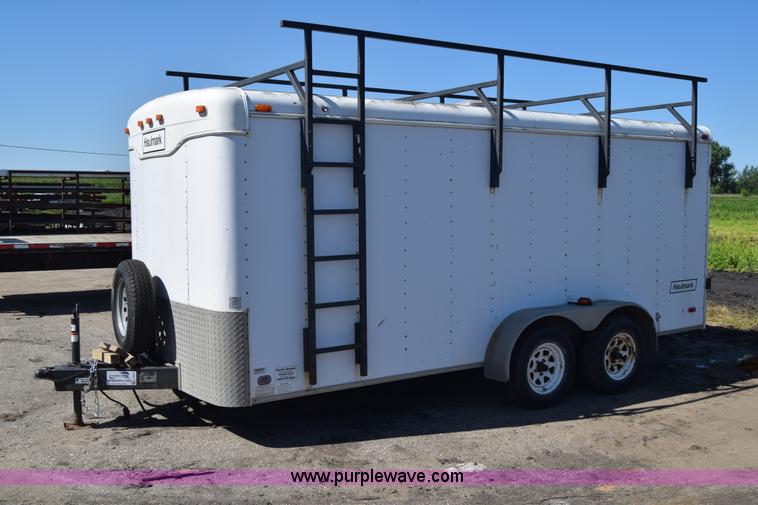 image for item L2527 2000 Haulmark K716BT-WT enclosed cargo trailer