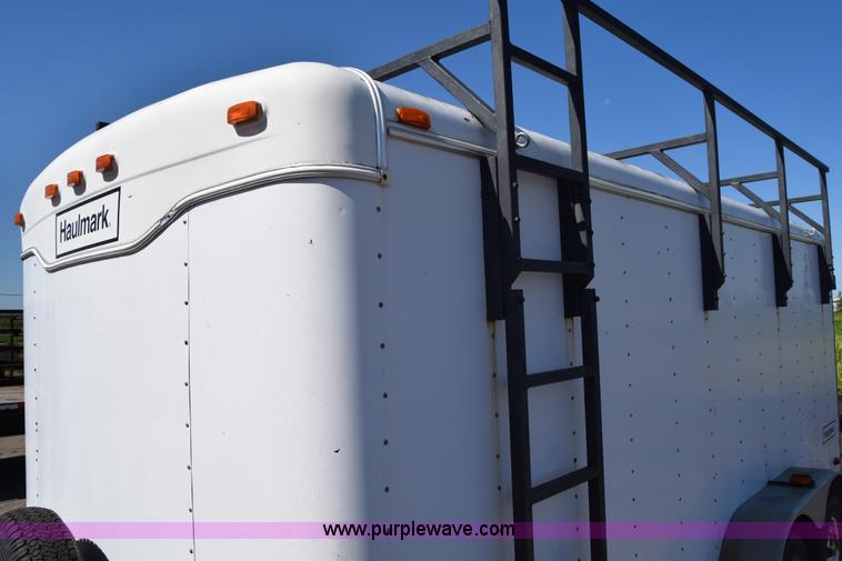 image for item L2527 2000 Haulmark K716BT-WT enclosed cargo trailer