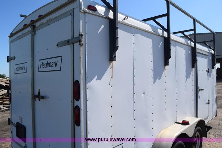 image for item L2527 2000 Haulmark K716BT-WT enclosed cargo trailer