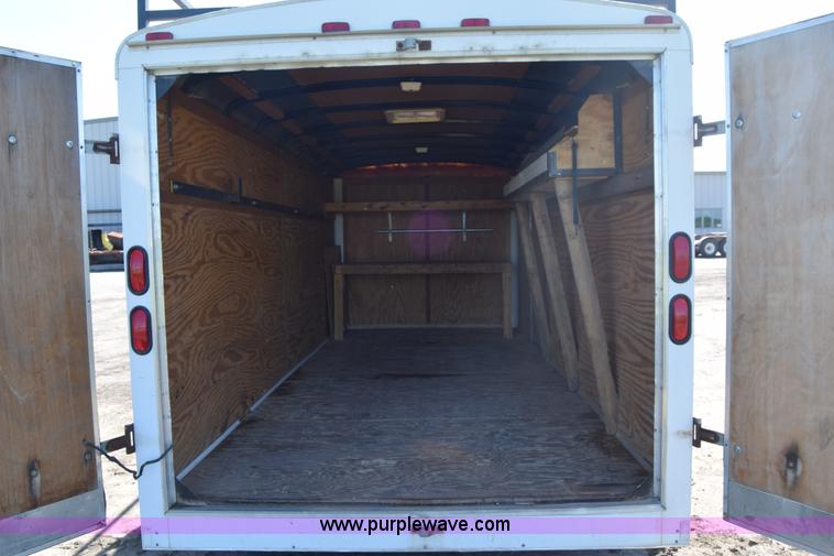 image for item L2527 2000 Haulmark K716BT-WT enclosed cargo trailer