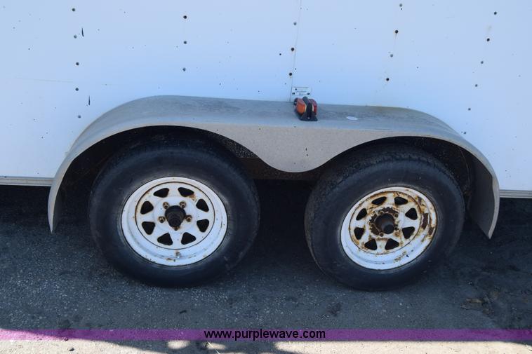 image for item L2527 2000 Haulmark K716BT-WT enclosed cargo trailer