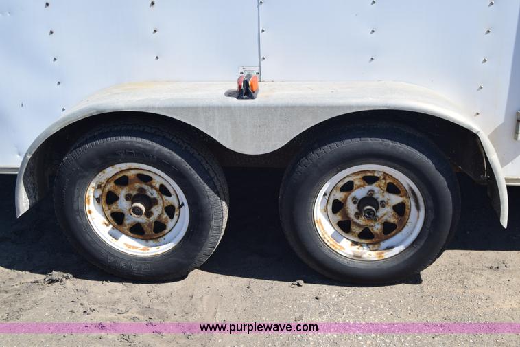 image for item L2527 2000 Haulmark K716BT-WT enclosed cargo trailer