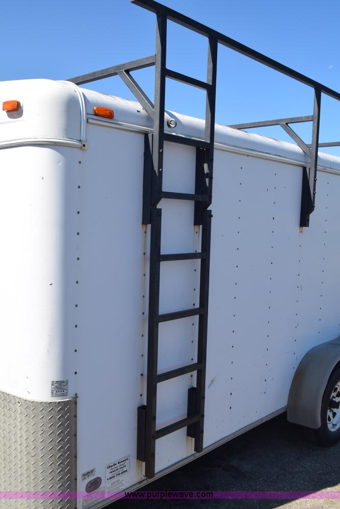 image for item L2527 2000 Haulmark K716BT-WT enclosed cargo trailer