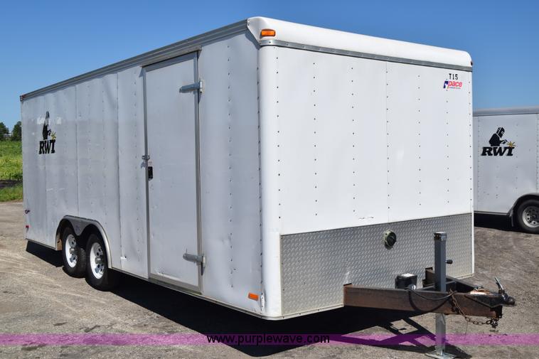 image for item L2530 2008 Pace RT8520TA2H enclosed cargo trailer