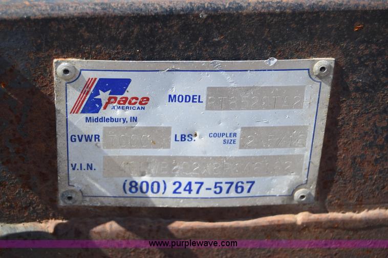 image for item L2530 2008 Pace RT8520TA2H enclosed cargo trailer