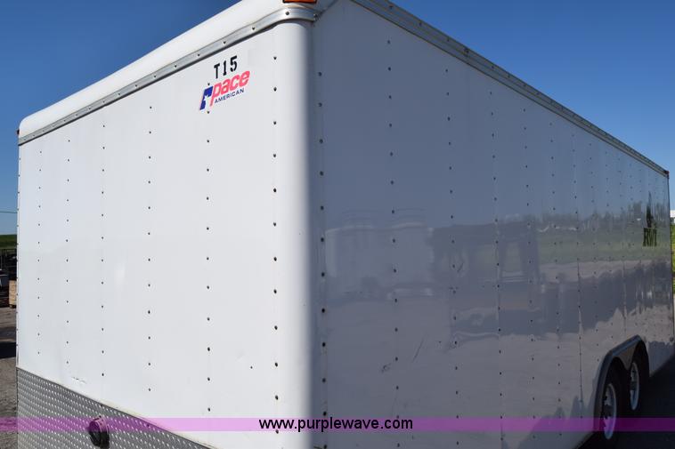 image for item L2530 2008 Pace RT8520TA2H enclosed cargo trailer