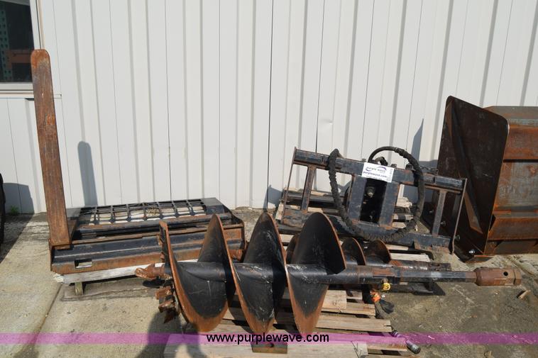 image for item L2572 Assorted skid steer attachments