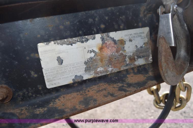 image for item L2576 2009 Tarnel equipment trailer