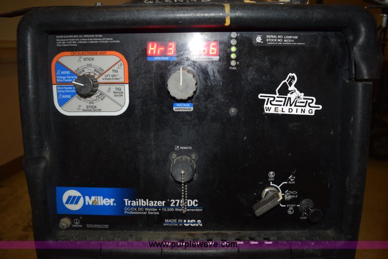 image for item L2643 Miller Trailblazer 275 DC welder