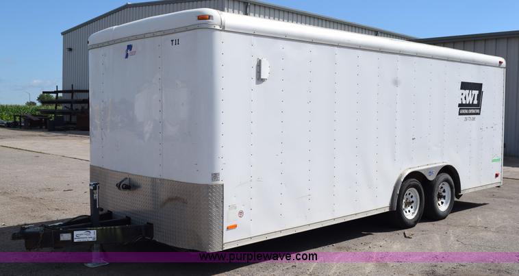 image for item L3344 2007 Pace enclosed cargo trailer