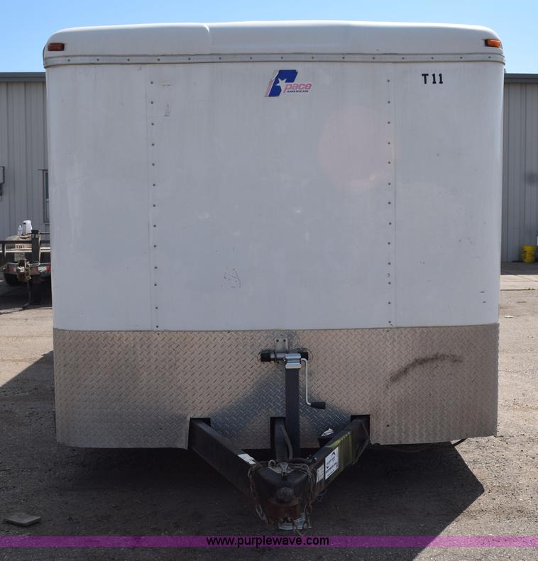 image for item L3344 2007 Pace enclosed cargo trailer