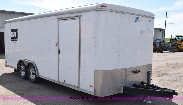 image for item L3344 2007 Pace enclosed cargo trailer
