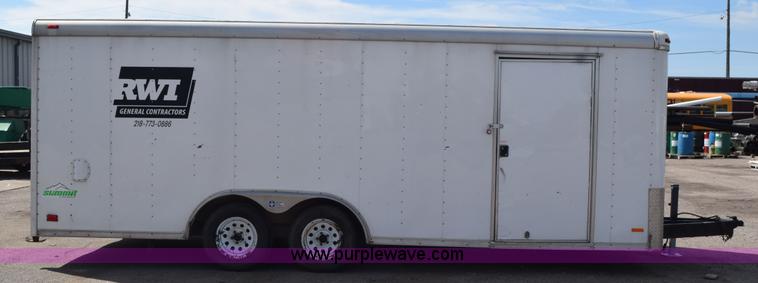 image for item L3344 2007 Pace enclosed cargo trailer
