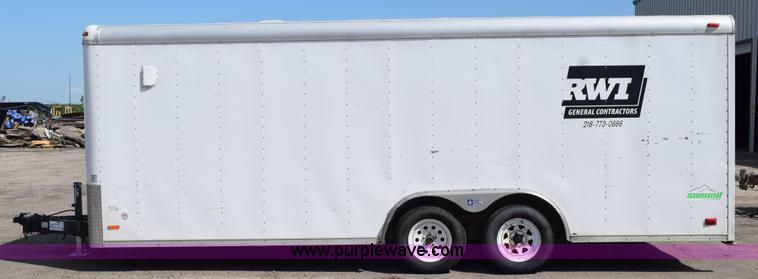 image for item L3344 2007 Pace enclosed cargo trailer