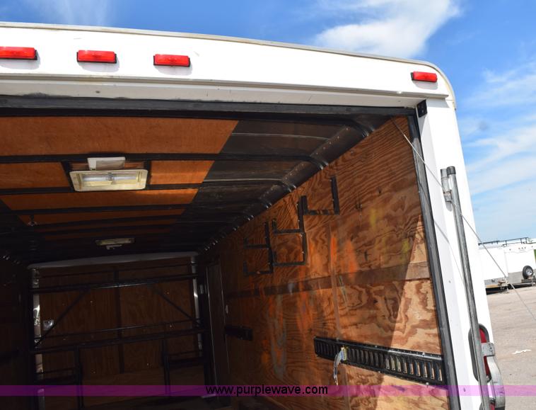 image for item L3344 2007 Pace enclosed cargo trailer