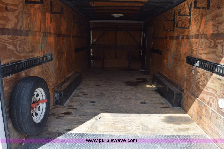 image for item L3344 2007 Pace enclosed cargo trailer