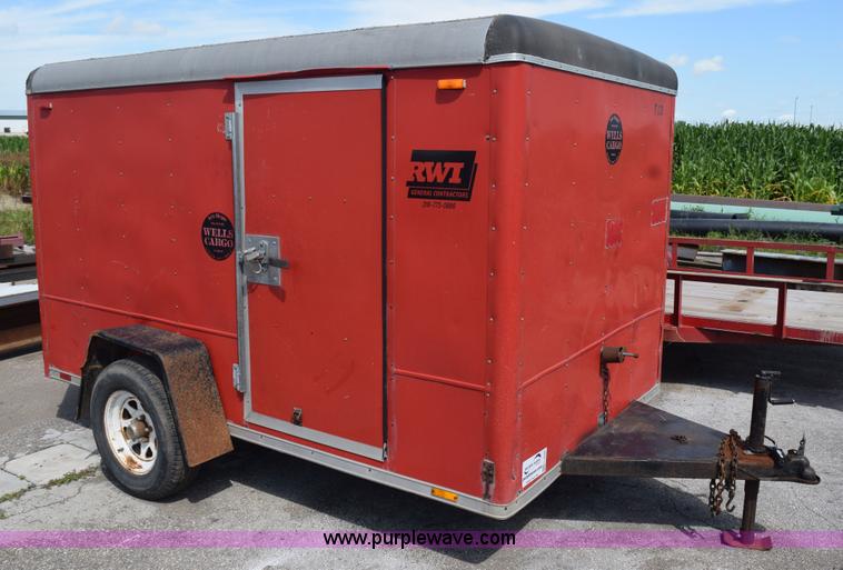 image for item L3345 1998 Wells Cargo enclosed cargo trailer