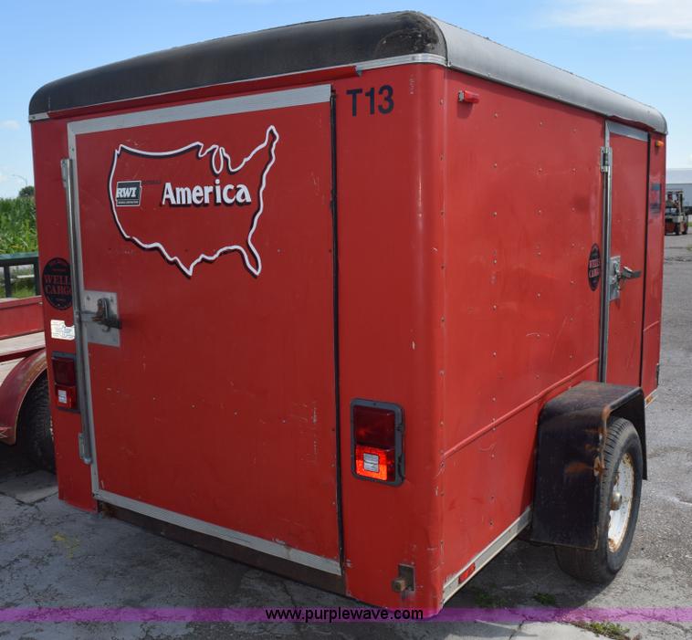 image for item L3345 1998 Wells Cargo enclosed cargo trailer
