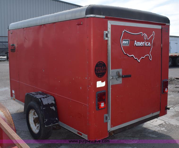 image for item L3345 1998 Wells Cargo enclosed cargo trailer