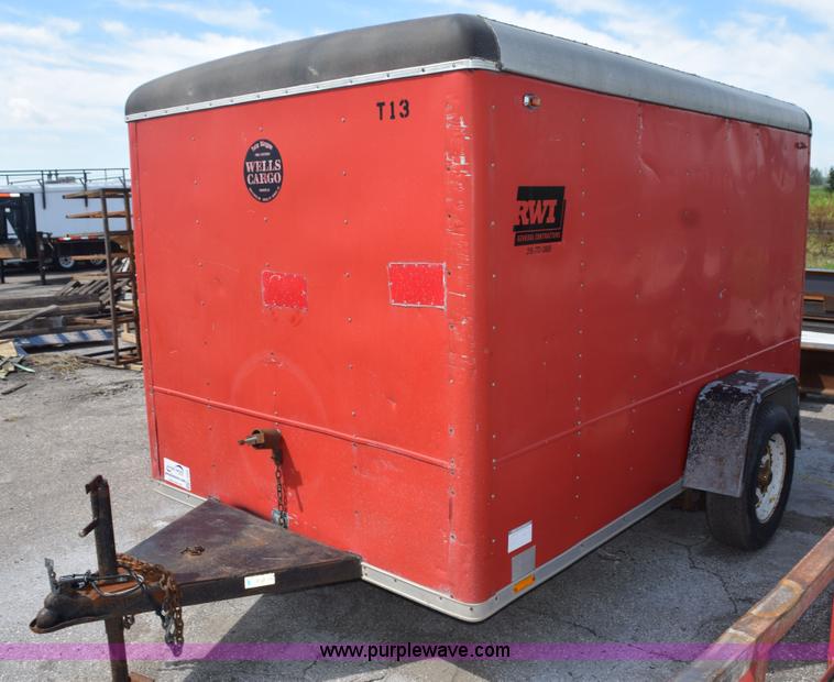 image for item L3345 1998 Wells Cargo enclosed cargo trailer