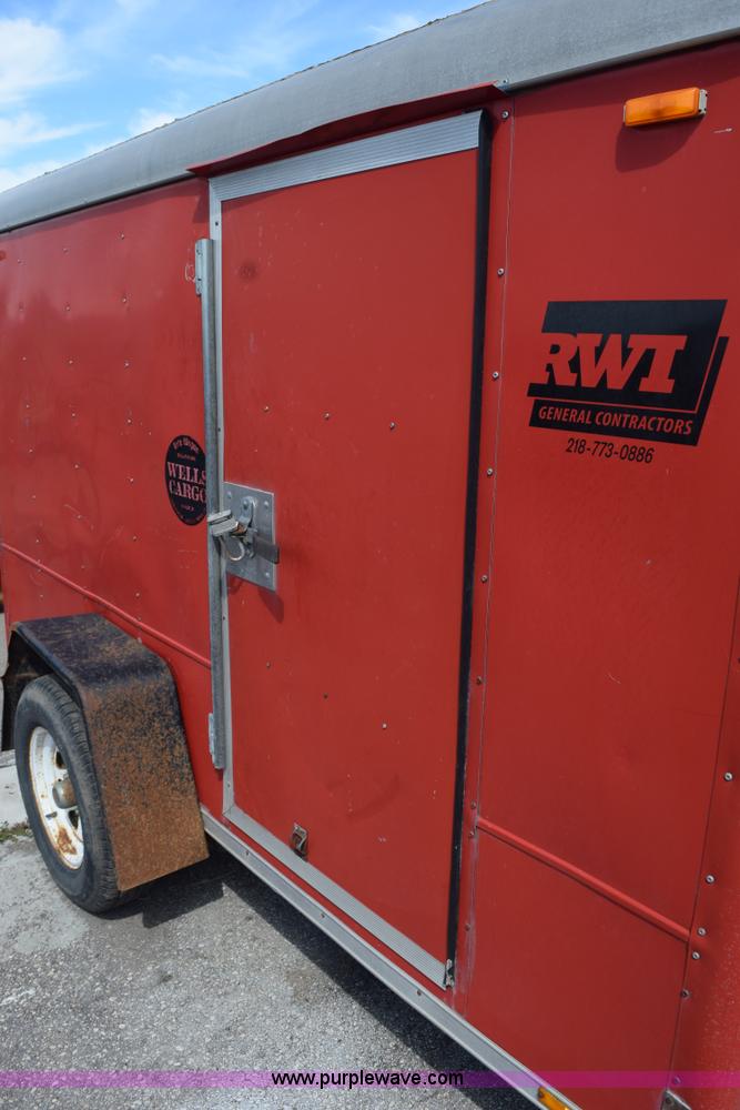image for item L3345 1998 Wells Cargo enclosed cargo trailer