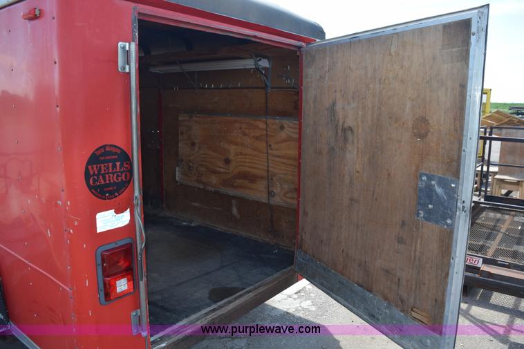 image for item L3345 1998 Wells Cargo enclosed cargo trailer