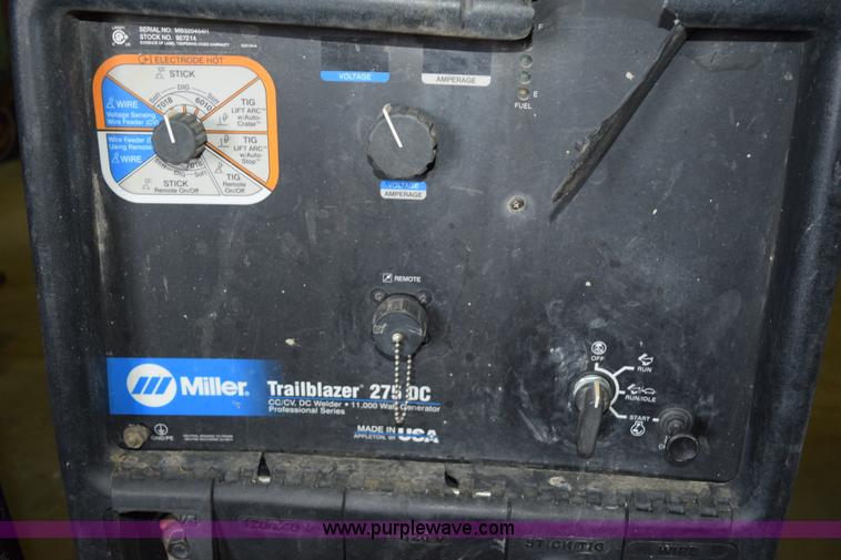image for item L3357 Miller Trailblazer 275 welder/generator