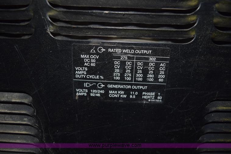 image for item L3357 Miller Trailblazer 275 welder/generator