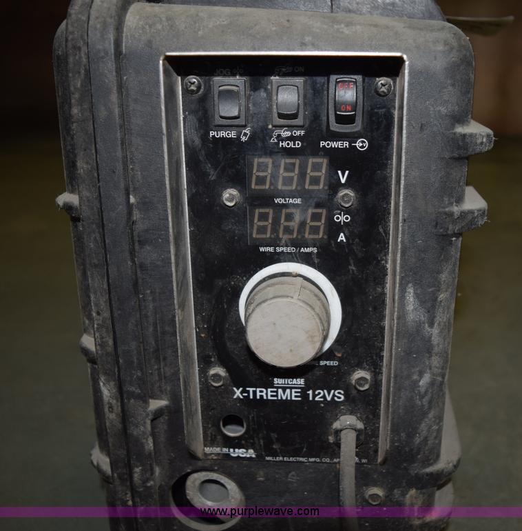 image for item L3361 Miller X-treme 12VS suitcase wire welder