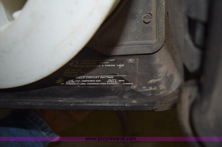 image for item L3378 Miller X-treme 12VS suitcase welder