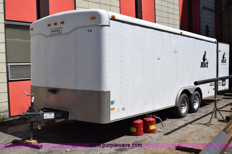 image for item L3429 2002 Haulmark enclosed cargo trailer