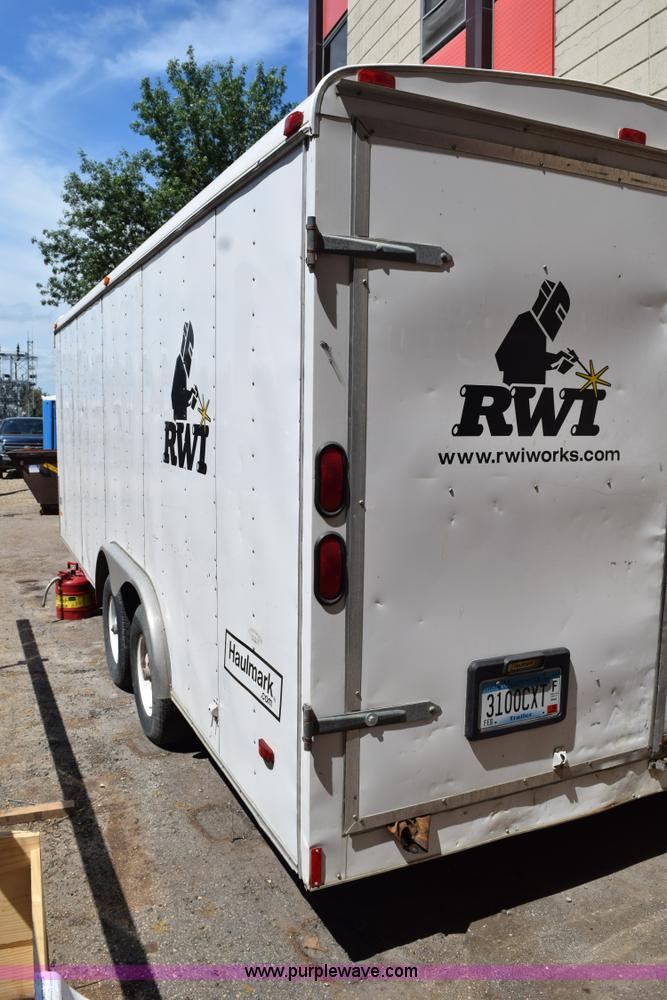 image for item L3429 2002 Haulmark enclosed cargo trailer