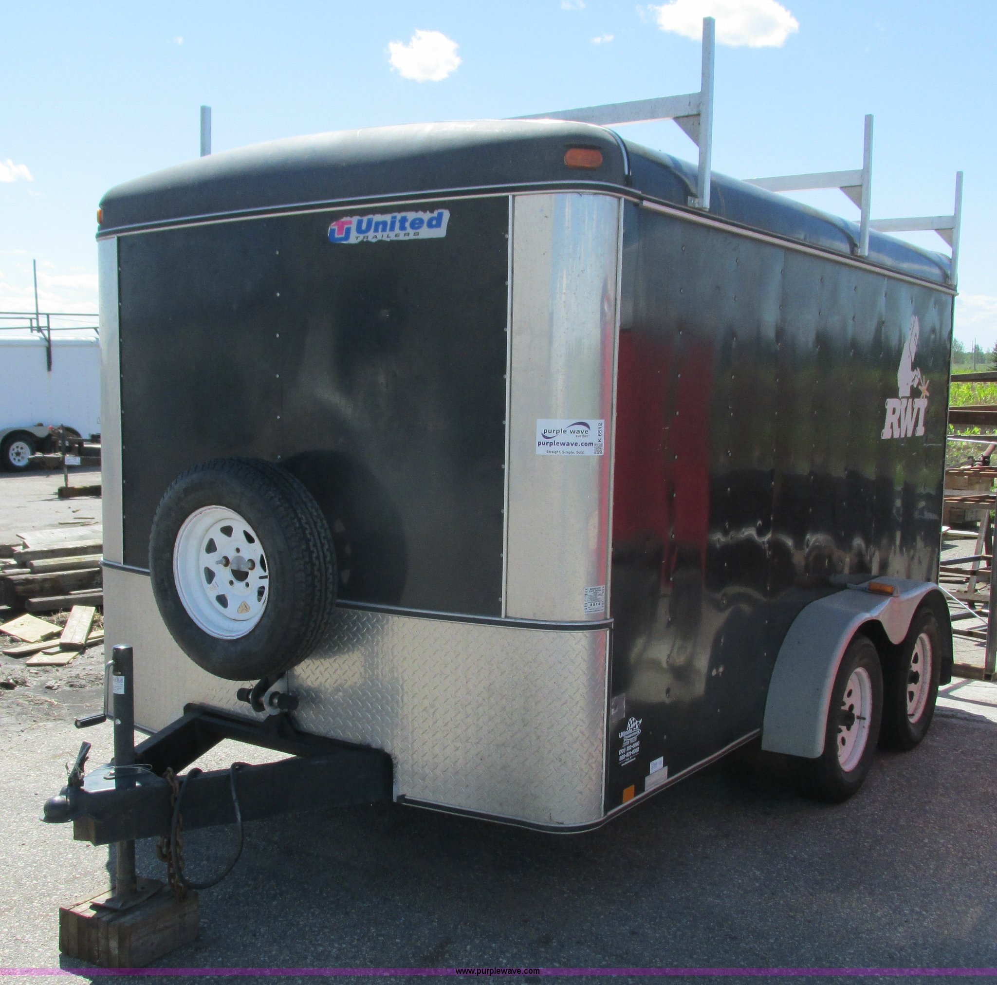 2005 United Trailers enclosed cargo trailer in East Grand Forks, MN Item K6512 sold Purple Wave