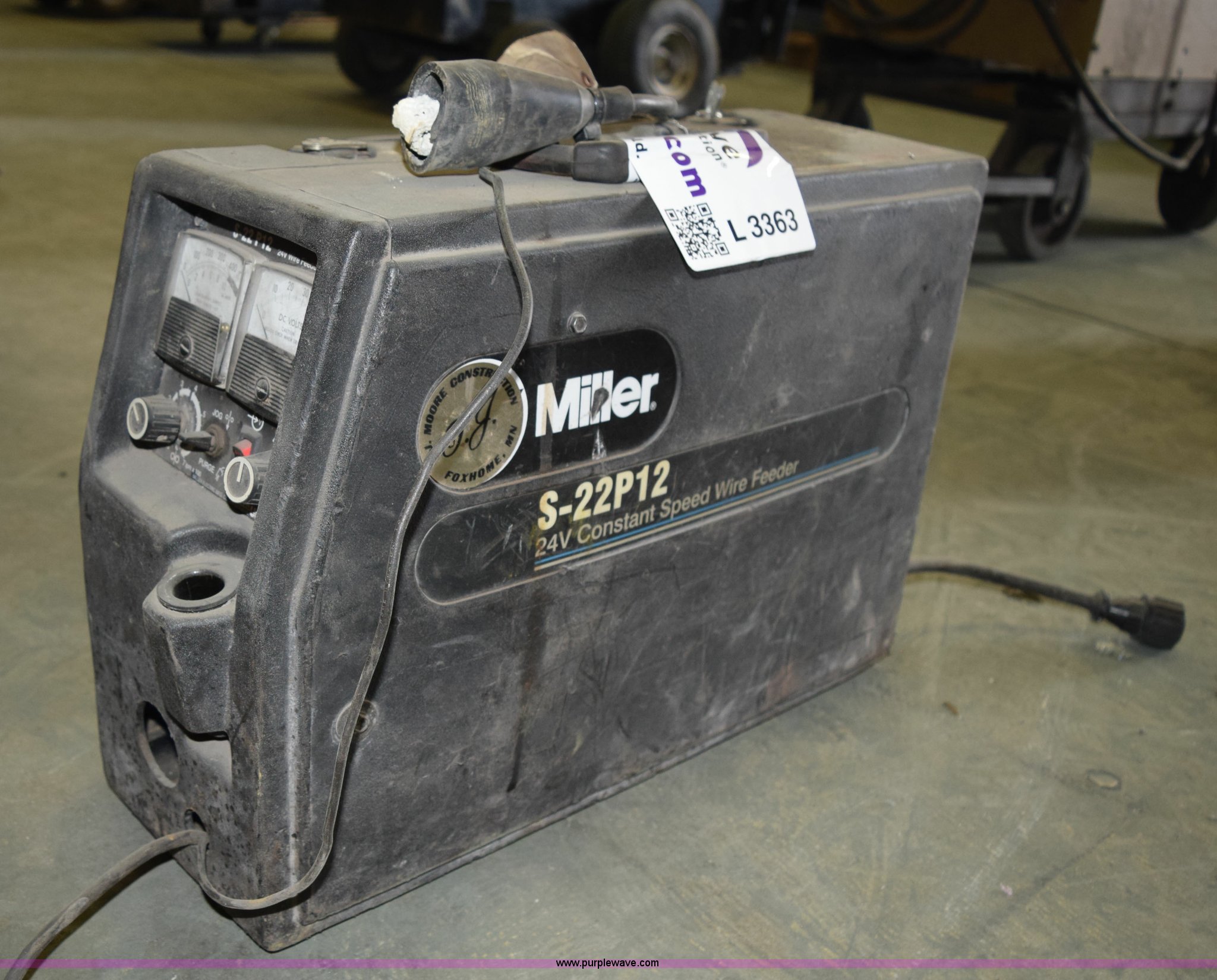 Miller S22P12 suitcase wire welder in East Grand Forks, MN Item