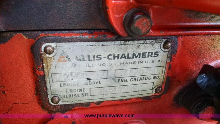 image for item I2798 Allis Chalmers 190XT tractor