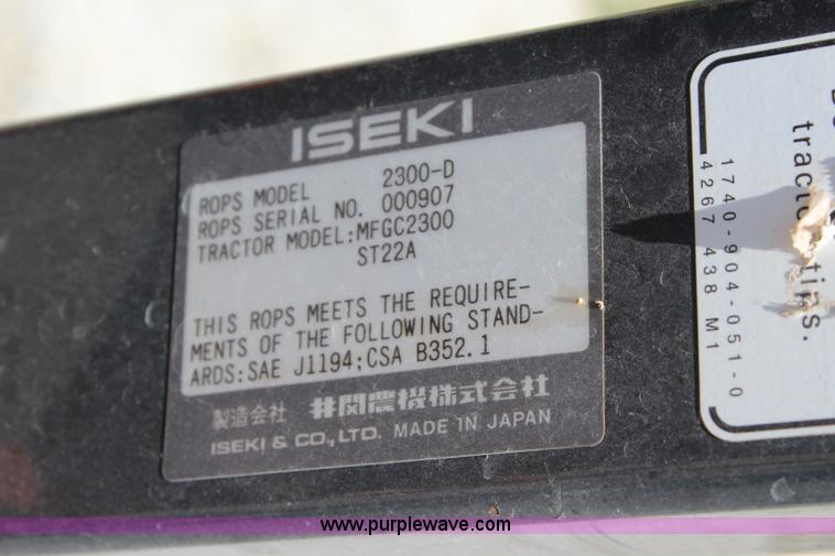 image for item J5871 2005 AGCO ST22A MFWD tractor